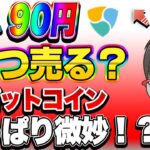 【仮想通貨】ネムいつ売る？エンジンコインも注目！ビットコインはここが正念場！