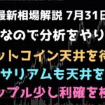 不調なので反省して改める｜ビットコイン、イーサリアム、リップルの値動きを解説