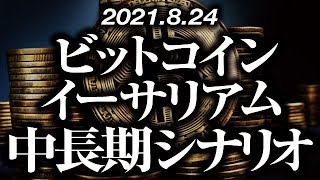 ビットコイン・イーサリアム中長期シナリオ［2021/8/24］【仮想通貨】