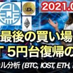 仮想通貨 テクニカル分析【8/20 今後の予想（BTC、IOST、ETH、PLT）】