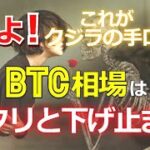 見よ！これがクジラの手口だ。ビットコイン（BTC）相場はピタリと下げ止まる。