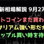 強い形だがトレンドには逆らわない｜ビットコイン、イーサリアム、リップルの値動きを解説