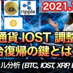 仮想通貨 テクニカル分析【10/10 今後の予想（BTC、IOST、XRP、BNB）】