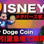 ビットコイン反発弱い？直近要警戒。Disneyがメタバース参入。Baby Dogeがクジラに大人気？？ BTC ETH MATIC Babydoge LINK 10SET