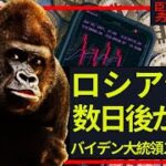 【緊急・英語翻訳】ビットコイン・米株は、ロシア侵入が数日後(?)に迫り、暴落の可能性！ロシア軍は19万人国境にいるらしい