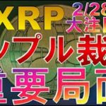 仮想通貨　XRP(リップル)裁判情報 重要局面 2/28大注目