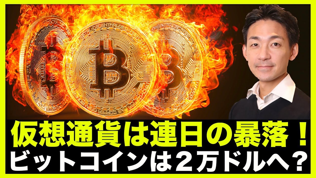 仮想通貨は連日の暴落！ビットコインは2万ドルへ？ │ 金融情報のまとめ