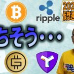 【仮想通貨 ﾋﾞｯﾄｺｲﾝBTC ＆ ｱﾙﾄｺｲﾝ 分析】落ちそうな形・・・