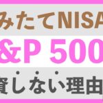 【オルカン一筋】積立NISAでS&P500に投資をしない理由