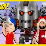 ROBOT BERBER BİZİ KEL YAPTI 😱 😭 ROBLOX Escape the Robot Barber! | KÜBRA NİSA HAN KANAL