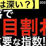 【傷は深い？】暴落で節目割れた重要な指数と確認必須の経済指標