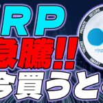 【リップル最新】60％価格急騰！今買うと・・・【仮想通貨】【XRP】