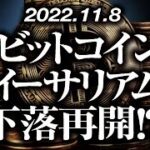 ビットコイン・イーサリアム下落再開！？［2022/11/8］【仮想通貨・BTC・ETH・FX】※2倍速推奨