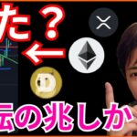 【見た⁉️】仮想通貨、反転の兆しか✨ニュース+BTC ETH XRP DOGE チャート分析 ビットコイン イーサリアム リップル ドージコイン