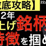 【徹底攻略】2022年爆上げ銘柄の特徴を掴み、来年は爆上げの波に乗ろう！