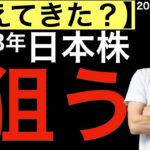 【見えてきた？】2023年日本株はここを狙う！