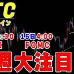 【仮想通貨ビットコイン】来週のファンダでの急落には警戒