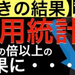【驚きの結果に】雇用統計が予想の倍以上の結果となりました！となると？/アップル、アルファベット、アマゾンの決算後の株価の動き