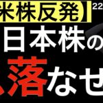 【欧米株反発】でも日本株は急落していたのはなぜか？