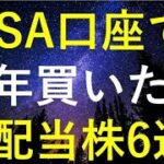 【厳選】NISA口座で今年買いたい高配当株6選