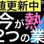 【高値更新中】今が熱い！2つの業種の上がる理由と今後の注目点について