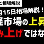 【5月15日のゆるっと相場解説】日経高値更新！いまの強い相場は踏み上げ相場じゃないっぽい…！ズボラ株投資