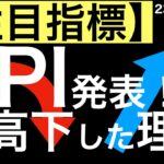 【注目指標】CPI発表後に株価は上下に触れました！なぜでしょう？