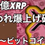 ぎゃ〜！！ビットコイン XLMが…リップルXRP 100億XRPの買いが今後入り月へ行く