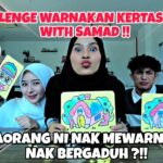 WARNA KERTA PASIR DENGAN NISA DAN MADKHAN GADUH SAMBIL MAKAN RAMEN DENGAN AREESA.