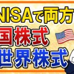 【両方持ちが正解？】新NISAで米国株式と全世界株式、2つとも選ぶのはどう？