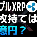 XRPを何枚持てば将来100万ドル（約1億4500万円）になるのか？【リップル・XRP】【仮想通貨・暗号資産】