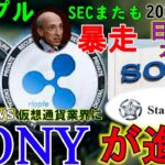 リップル（XRP）SECが暴走!?SONYが仮想通貨業界に進出！日本がついにWeb3に動くのか！