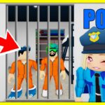 POLİS OLUP HERKESİ KİLİTLİYORUZ 👮 ROBLOX BROOKHAVEN KÜBRA NİSA HAN KANAL
