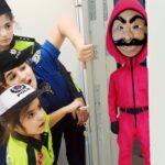 BIYIKLI MASKELİ HIRSIZ GELDİ MELİSA NİSA !! SAKLANDIK !! ماما جابت بيبي – جنى مقداد | طيور الجنة