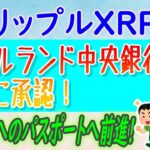 【リップル（XRP）】アイルランド中央銀行から正式に承認！【3分で丸わかりXRP情報】EU全域暗号資産規制（MICA）承認への第一歩！【仮想通貨】