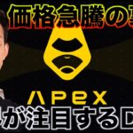 1日で3倍になった仮想通貨の裏側。世界が注目するDEX、APEX。
