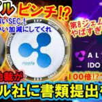 リップル（XRP）ピンチ！アメリカ地裁に書類提出を要請される！SECの逆襲か！テンセット第八ジェムがやばすぎる内容だった！ゲンスラー氏の微笑みとは⁉