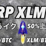 リップルXRP XLM 今から50%上昇