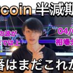 【BTCいよいよ半減期へ】　いまはまだ序章に過ぎない。　【BTC・仮想通貨相場分析】