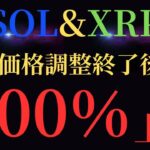 【BTC価格調整終了！】SOL & XRP どこまで上昇するか！？