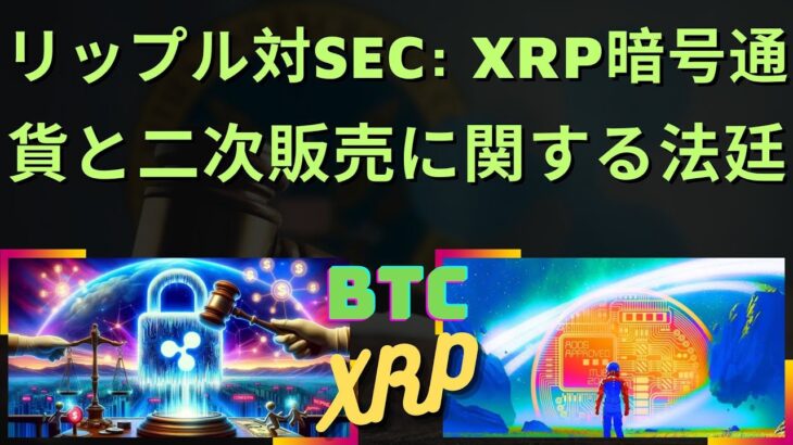 リップル対SEC：仮想通貨とXRP流通市場販売に関する法廷から朗報！- BTC XRP #xrp #リップル #xrp リップル