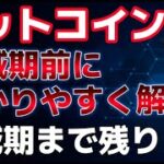 半減期をもう一度おさらい解説！残り１日！今後ビットコイン中東情勢も踏まえてどう動く？