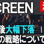 スクリーンホールディングス（7735）決算受けて大幅下落。株式テクニカルチャート分析