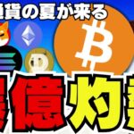 【🔥爆億準備】仮想通貨は夏に上昇か！今急上昇コインは〇〇｜DOGE柴犬は上昇するか｜Solanaが今後上昇期待｜イーサリアムETFもう無理｜