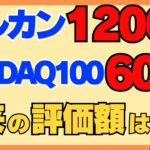 新NISA枠を【オルカン】1200万円、【NASDAQ100】600万円で最速で埋めた場合、5年後、10年後、15年後、20年後、25年後、30年後の現実的な評価額はいくらになっているの？