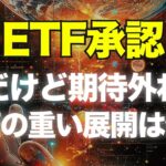 ＥＴＦ承認！だけど期待外れな上値の重い展開は何故？