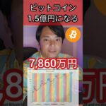 ビットコイン価格は1.5億円になる #投資 #お金の勉強 #仮想通貨 #暗号通貨 #暗号資産