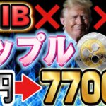 ※100倍上昇か⁈【リップル】大爆発‼︎【SHIB×イーロン×トランプ】の関与濃厚の『大統領銘柄』