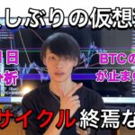 ビットコイン続落。4年サイクルは終了なのか。　【ビットコイン・仮想通貨相場分析】