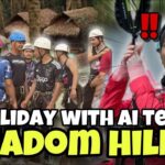 AI TEAM PERGI BERCUTI !! RAMAI YANG NANGIS NAIK FLYING FOX !!